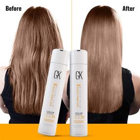 img 2 attached to GK HAIR Global Keratin Moisturizing Conditioner (300ml/10.1 Fl Oz) - Hydrating Color Protectant for Dry, Damaged, Curly, Frizzy, Thinning, and Color Treated Hair - Repair with Organic Ingredients - Paraben & Sulfate Free - Suitable for All Hair Types