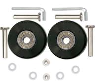 🧳 oro 1 pair luggage wheels replacement - choose from 45mm to 90mm sizes with durable 8mm bearings - ideal for suitcase, inline outdoor skate, and caster board логотип