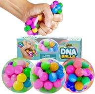 🧬 stress relieving dna squeeze balls set logo