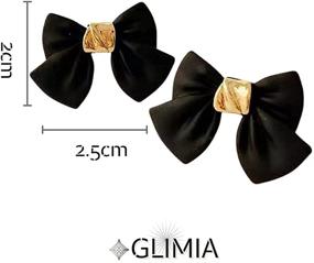 img 2 attached to 💎 Glimia Vintage Steel Women's Earring: Chic, Elegant Fashion Jewelry for Parties, Formals, and Dinners