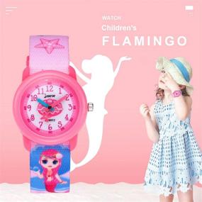 img 3 attached to 🌈 Kids' Waterproof Teaching Watches: Fun and Functional Timepieces for Toddler Girls