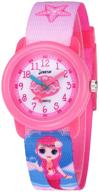 🌈 kids' waterproof teaching watches: fun and functional timepieces for toddler girls logo