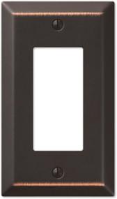 img 4 attached to Amerelle 163RDB Century Wallplate, Single Rocker, Steel, Aged Bronze Finish, 1-Pack