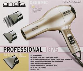 img 1 attached to 💇 Andis Platinum 1875-Watt Профессиональный ионный фен - турмалиново-керамический для оптимальных результатов (модель 82310)