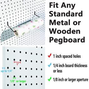 img 1 attached to 📎 Extendable Standard Pegboard Paper Holder