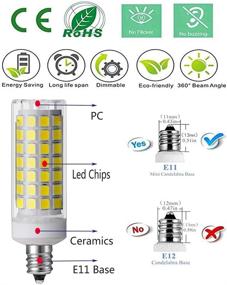 img 3 attached to 💡 Energy-Efficient Daylight Candelabra Decorative Bulb - 75W 100W Equivalent