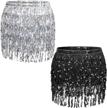 sequin fringe skirts festival costumes sports & fitness for other sports logo