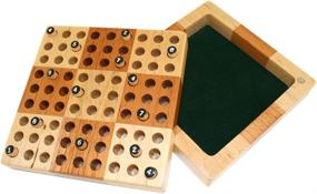 img 1 attached to 🎲 Wooden Travel Sudoku Set by Elbert
