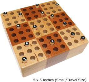img 3 attached to 🎲 Wooden Travel Sudoku Set by Elbert