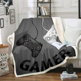 img 2 attached to Homewish Blanket Gamepad Flannel Blankets