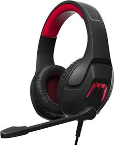 img 4 attached to Gaming Headset INHANDA - Xbox One & PS4 Headset with Surround Sound, Mic & Memory Foam Earmuffs - RGB LED Light - Compatible with Xbox, PC, Switch, Mac, Laptop, PS5