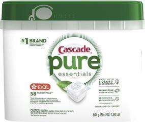 img 4 attached to Cascade Essentials Actionpacs Dishwasher Detergent Household Supplies