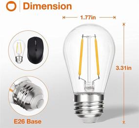 img 3 attached to 💡 Energy-Efficient LED Replacement Bulbs - 2 Watts - 4-Pack