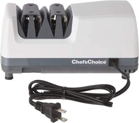 img 1 attached to 🔪 Chef's Choice 312 UltraHone Electric Knife Sharpener - Straight and Serrated Knives - Diamond Abrasives - Precision Angle Control - 2-Stage - White