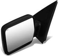 dna motoring twm-018-t111-bk-l black powered heated foldable towing side mirror compatible with 04-14 f-150 logo