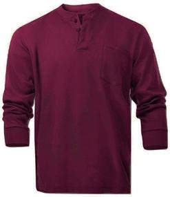 img 1 attached to 👕 Ultimate Wear Resistant Henley T Shirts 2X Large Bottle - Top-Notch Men's Clothing and Shirts