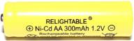 🔋 20-pack relightable solar light aa ni-cd 300mah rechargeable batteries k logo