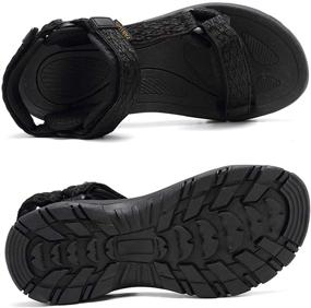 img 2 attached to Women's Sport Sandals: Open Toe Strap, Anti-skidding Water Sandals for Outdoor Activities and Beach Comfort