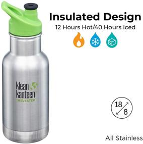 img 3 attached to 🥤 Klean Kanteen Insulated Kid Classic Bottle 12oz - Stay Hydrated on the Go with this Fun and Durable Bottle!