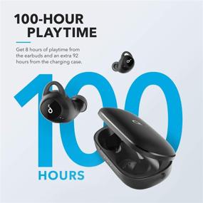 img 3 attached to 🎧 Обновленные беспроводные наушники Soundcore Liberty - 100 часов воспроизведения, Bluetooth 5, технология графенового драйвера, потовлагозащищенные наушники, умный ИИ, стерео-свободные звонки