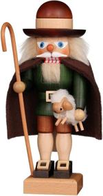 img 1 attached to 🎄 Authentic German Christmas Nutcracker Shepherd by Christian Ulbricht - 26cm / 10 inch