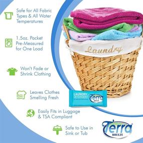 img 1 attached to 🧳 Convenient Terra Breeze 1-Shoppe Travel Detergent Packets & Dish Soap Bulk Kit - Ideal for AirBnB, Rentals, & On-the-Go Cleaning: Includes Dishwasher Detergent, Travel Dish Soap, and Scent Free Laundry Detergent (45 Pcs)