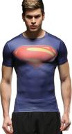 red plume quick-dry sports t-shirt for men - compression tights fitness shirt, ideal for casual & fitness activities logo