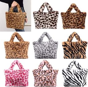 img 3 attached to Wild and Stylish: Leopard Print Shoulder 🐆 Crossbody Messenger Women's Handbags & Wallets for Totes