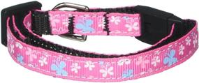 img 2 attached to Mirage Pet Products Butterfly Ribbon Cats and Collars, Harnesses & Leashes