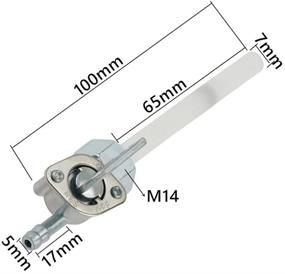 img 1 attached to 🔥 Кран топлива Petcock газовый кран на автомобиль Honda Z50R 1979-1985, XR75 XL75 XR80 1977-1982, скутер 50cc 70cc 90cc 110cc 125cc 150cc 200cc 250cc ATV Dirt Bike Go Kart