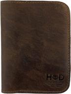👜 handmade hide drink: durable passport cover logo