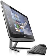 lenovo premium 23-inch full hd touchscreen all-in-one desktop pc, quad-core amd a8-7410 2.2 ghz, 8gb ram, 2tb hdd, dvd, webcam, hdmi, bluetooth, 802.11ac wifi, windows 10 logo