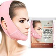 👱 parafaciem v line mask: reusable face slimming strap for double chin reduction and v shaped face lift – chin up mask facelift belt (1pc) logo
