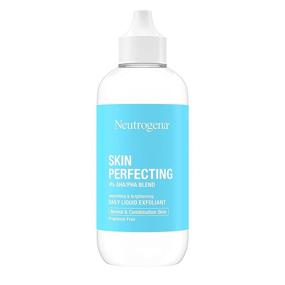 img 3 attached to 🌺 Neutrogena Skin Perfecting Daily Liquid Facial Exfoliant (9% AHA/PHA Blend) - For Normal & Combination Skin, Smoothing & Brightening Leave-On Exfoliator - Oil & Fragrance-Free - 4 fl. oz