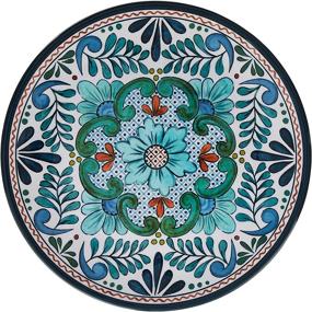 img 3 attached to Vibrant and Authentic Certified International Talavera Dessert Multicolor: Elevate your Dining Experience!