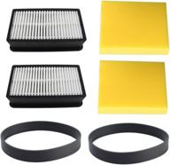 🧹 bissell vacuum belt and filter replacement kit, compatible with bissell belt style 7, 9, 10, 12, 14, 16 - bissell part # 1008 логотип