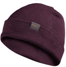 img 4 attached to 🏻 Cozy and Stylish: MERIWOOL Kids Ribbed Merino Beanie - Perfect Boys' Winter Accessory