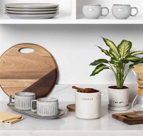 img 2 attached to 🍵 COLIBROX - Coffee Kitchen Canister Collection