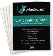 🐱 protect furniture from cats with montmarle anti-scratch cat training tape – double stick pet corrector – deter scratching and preserve upholstery logo