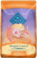 chicken & brown rice blue buffalo weight control natural adult dry cat food logo