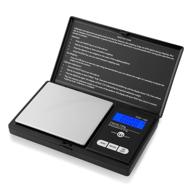 📏 weigh gram scale digital pocket scale: accurate digital grams/food/jewelry/kitchen scale, 100g by 0.01g, black logo