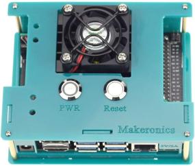 img 2 attached to Корпус/чехол Makeronics Jetson Nano (Зеленый) с блоком питания