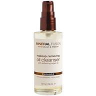 mineral fusion cleanser makeup removing logo