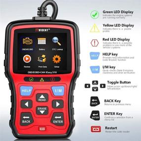 img 3 attached to 🔧 Enhanced VIDENT iEasy310 OBD2 Scanner - Professional OBDII Code Reader and Engine Fault Scan Tool