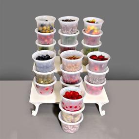 img 3 attached to 🥡 PARTY BARGAINS 36 Pack Food Containers: 8oz, 16oz, 32oz Sizes - Deli Containers for Food, Temperature Resilient, Leak Proof & Reusable!