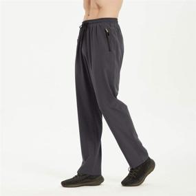 img 3 attached to 👖 Rapoo Men's Athletic Hiking Pants: Lightweight, Waterproof & Zipper Pockets