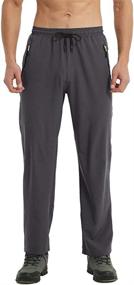 img 4 attached to 👖 Rapoo Men's Athletic Hiking Pants: Lightweight, Waterproof & Zipper Pockets