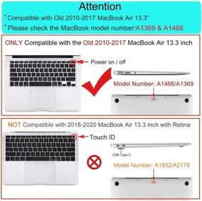img 2 attached to 📚 MOSISO Книжный фолиант из кожзаменителя, защитный чехол-подставка для MacBook Air 13 дюймов A1466 / A1369 (2010-2017), дизайн Пионы