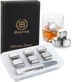 img 4 attached to Whiskey Chilling Bournis Stainless Reusable