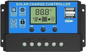 img 4 attached to 🌞 ALLPOWERS 20A Solar Charger Controller: Intelligent Regulator for 12V/24V Solar Panel Battery with USB Port Display